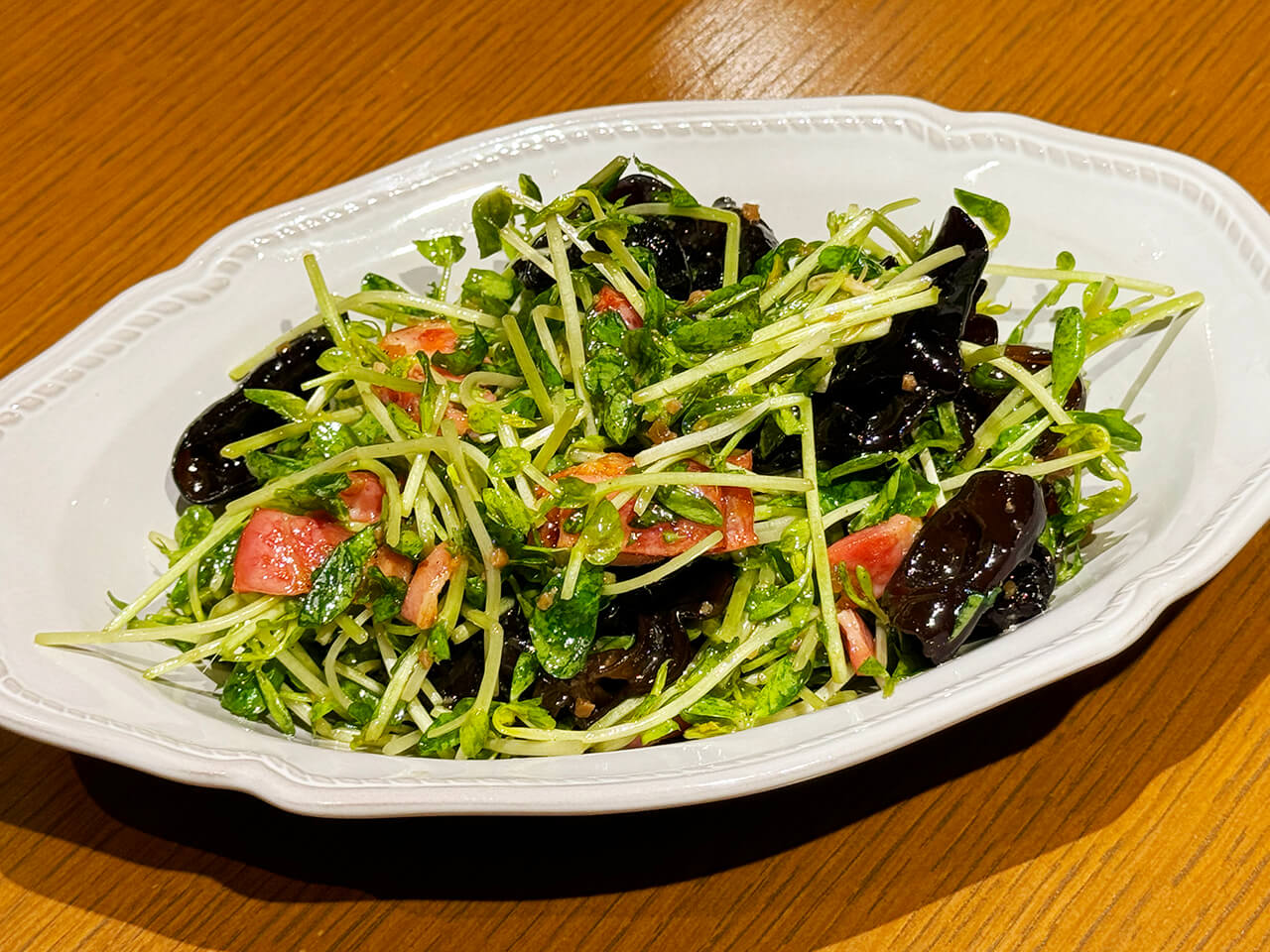 Pea Shoot Salad
